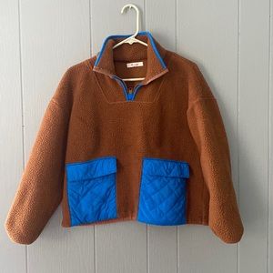 Madewell Fleece Pullover Size S